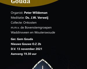 Gereformeerde Gemeente te Gouda niet ritmische psalmzangavond