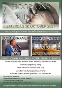 Oude kerk te Lunteren samenzangavond Hoor ons bidden