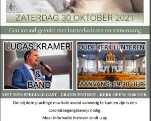 Oude kerk te Lunteren samenzangavond Hoor ons bidden