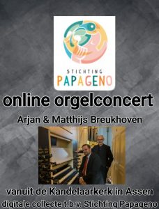 Kandelaarkerk in Assen online orgelconcert