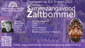 Sint-Maartenskerk te Zaltbommel niet-ritmische samenzangavond