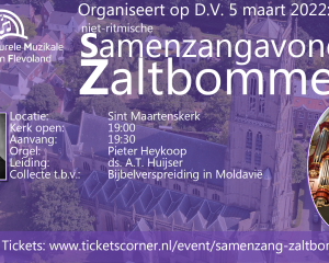 Sint-Maartenskerk te Zaltbommel niet-ritmische samenzangavond