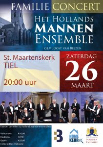 Terugblik schitterend concert met Hollands Mannensemble in Sint-Maartenskerk van Tiel