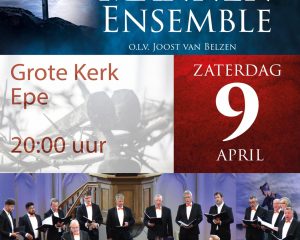 Grote kerk te Epe paasconcert met het Hollands Mannenensemble