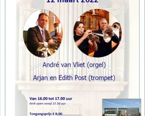 Orgel en trompet tijdens zaterdagmiddagmuziek in Nijkerk