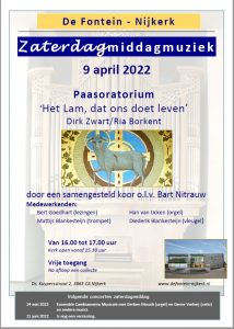 Paasoratorium in de Fontein te Nijkerk