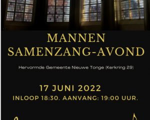 Hervormde kerk te Nieuwe Tonge Mannenzangavond