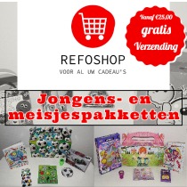 Refoshop jongens- en meisjespakketten met gratis verzending