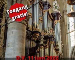 Psalmzangavond met organist Arthur de Jong in de Grote kerk van Dordrecht