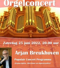 Bethelkerk te Zwijndrecht orgelconcert met Arjan Breukhoven