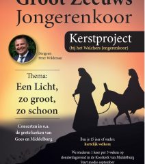 Het Groot Zeeuws jongerenkoor heeft ook in 2022 kerstproject