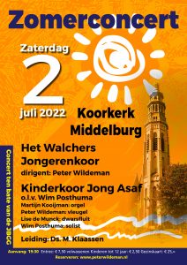 Koorkerk van Middelburg zomerconcert 2022
