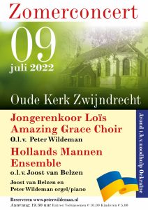 Oude kerk te Zwijndrecht zomerconcert met verschillende koren