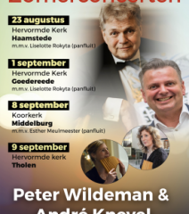 Peter Wildeman en André Knevel zomerconcert in Middelburg