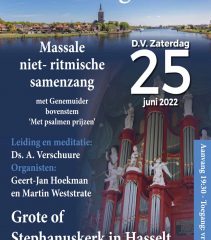 Stephanuskerk in Hasselt psalmzangavond met Genemuider bovenstem