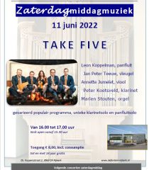 Take Five met bekende musici in De Fontein te Nijkerk