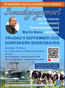 Bodegraven bemoedigingsconcert voor boeren en visserij