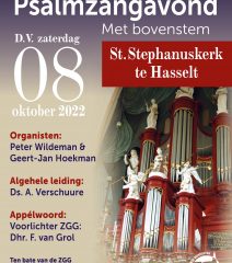 Sint Stephanuskerk te Hasselt massale psalmzangavond met bovenstem