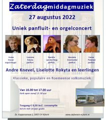 Zaterdagmiddagmuziek Nijkerk met Andre Knevel en Liselotte Rokyta