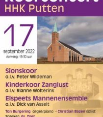 Hersteld Hervormde kerk te Putten koorconcert