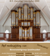 Ouderkerk psalmzangavond met bovenstem en organist André Nieuwkoop