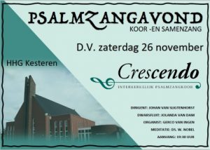 Hersteld Hervormde kerk te Kesteren met Psalmzangkoor Cresendo