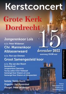 Kerstconcert in de Grote kerk te Dordrecht