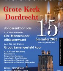 Kerstconcert in de Grote kerk te Dordrecht