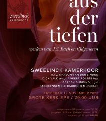 Sweelinck Kamerkoor geeft najaarsconcert in de Grote kerk van Epe