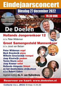 Eindejaarsconcert Avond in de Doelen van Rotterdam