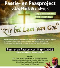 Zing mee met Passie- en Paasproject Zie het Lam van God