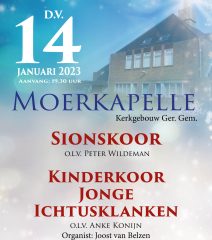 Gereformeerde Gemeente te Moerkapelle koorconcert met Sionskoor