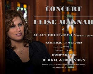 Concert met Elise Mannah en Arjan Breukhoven