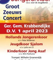 Groot Zeeuws concert in Krabbendijke met Hollands Jongerenkoor