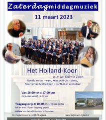 Het Holland koor samen zingen voor Israël