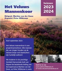 Het Veluws mannenkoor start september 2023