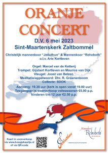 Oranjeconcert in de Sint Maartenskerk van Zaltbommel