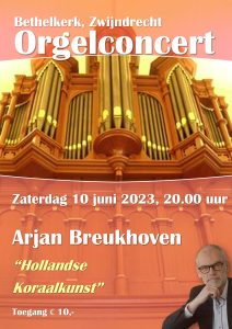 Concert Hollandse Koraalkunst met Arjan Breukhoven