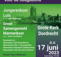 Groot koorconcert voor de Jeugdbond in Dordrecht
