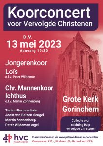 HVC koorconcert in de Grote kerk van Gorinchem