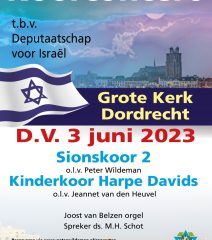 Koorconcert met Sionskoor 2 in de Grote kerk van Dordrecht