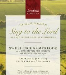 Sing to the Lord met het Sweelinck Kamerkoor in Epe