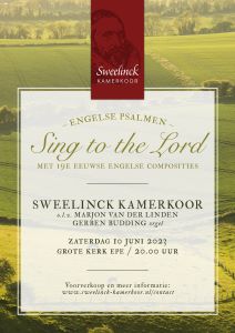 Sing to the Lord met het Sweelinck Kamerkoor in Epe