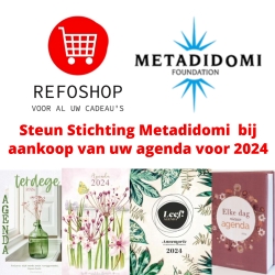 Bestel uw agenda 2024 en steun Metadidomi