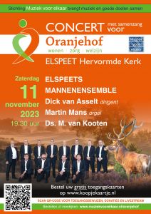 Concert voor het Oranjehof in de Hervormde kerk te Elspeet