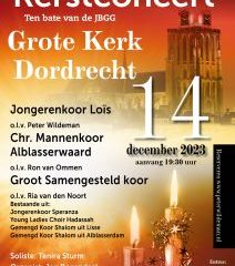 Kerstconcert ten bate van de JBGG in de Grote kerk van Dordrecht