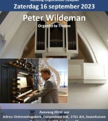 Ontmoetingskerk in Zevenhuizen orgelconcert met Peter Wildeman