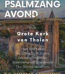 Psalmzangavond met Oekraiens projectkoor in de Grote kerk van Tholen