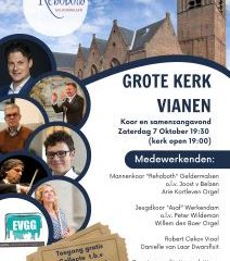 Grote kerk te Vianen koorconcert voor evangelisatiepost Leidsche Rijn