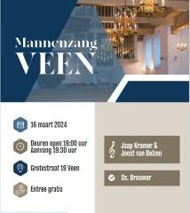 2e mannenzang in Veen met Jaap Kramer en Joost van Belzen